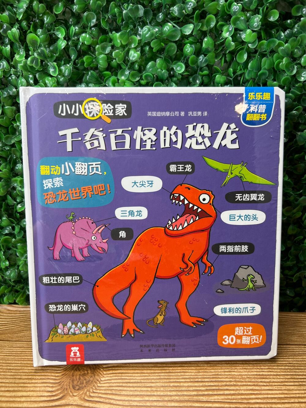 New Little explorer Book Set a Strange Dinosaur  Farm Chinese Edition Hardcover